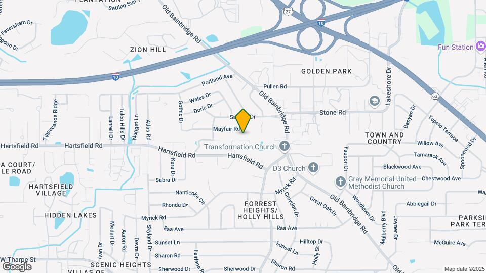 1818 Sylvan Ct Map and Location Details