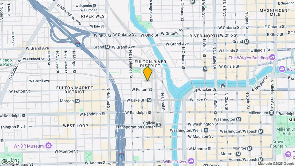 320 N Clinton St Map and Location Details