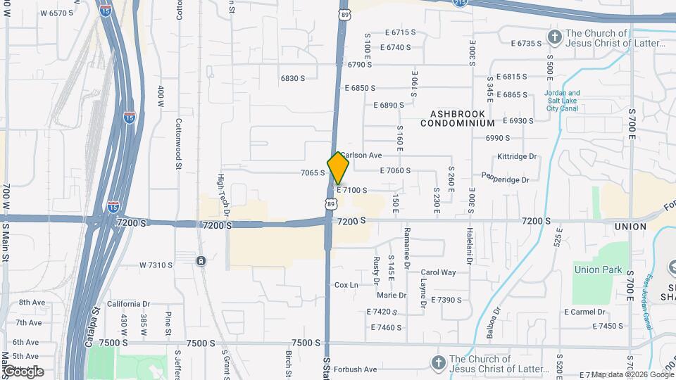 Wasatch Club Apartments Map and Location Details