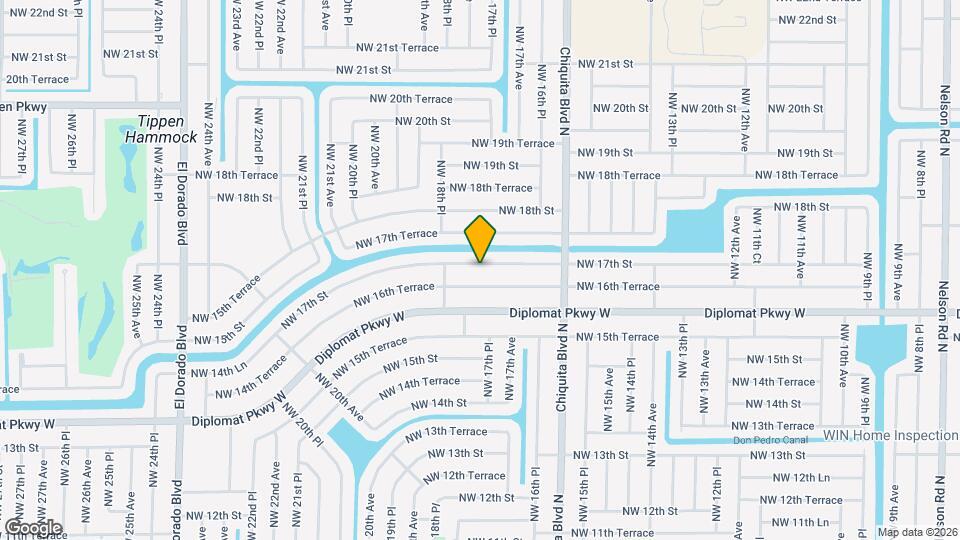 1726 NW 17th St Map and Location Details