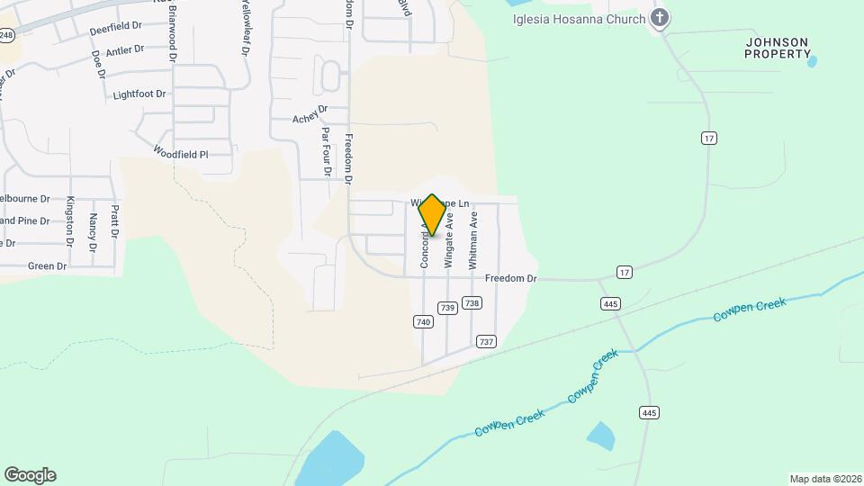 138 Concord Ave Map and Location Details