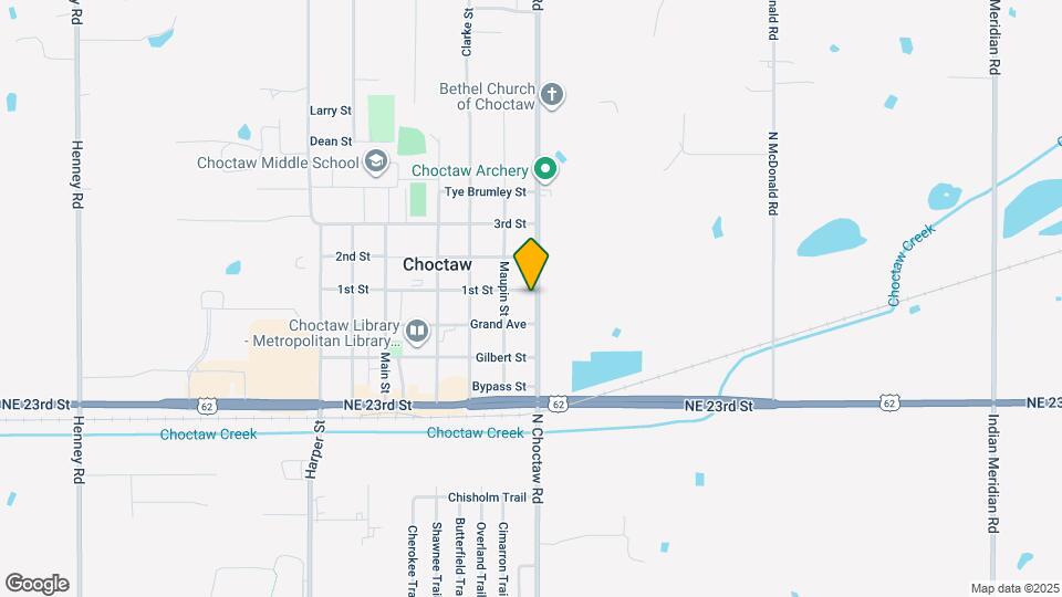 2667 N Choctaw Rd Map and Location Details