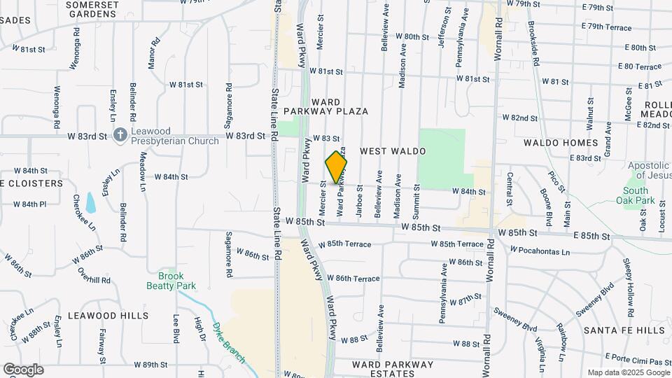 8400 Ward Parkway Plz Map and Location Details