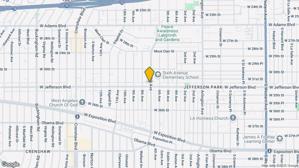 2701 W Jefferson Blvd, Unit 3 Mapa y Detalles de la Ubicación