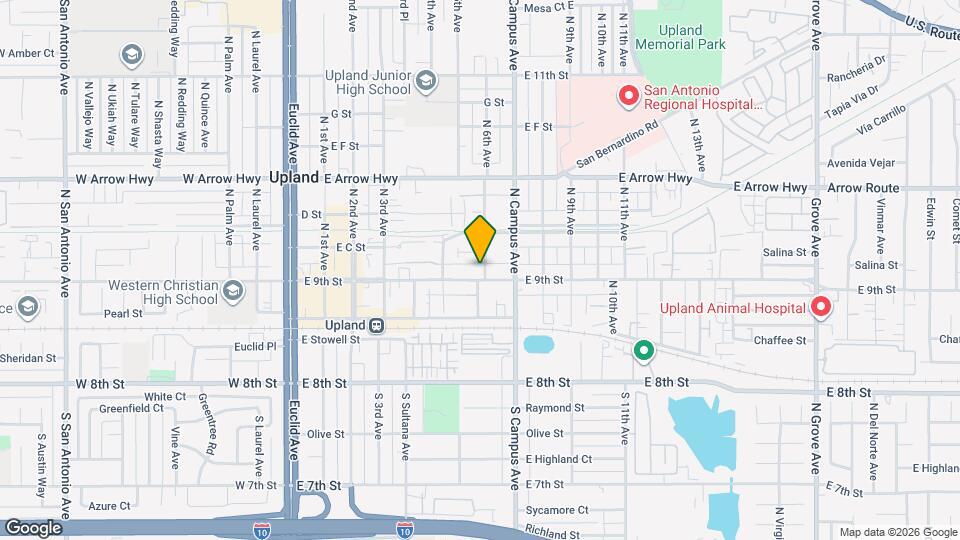 593 E 9th St Map and Location Details