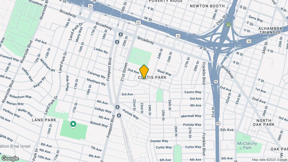 2309 Castro Way Mapa y Detalles de la Ubicación