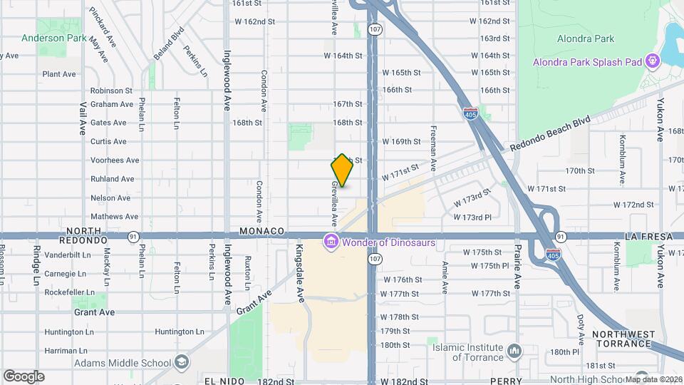 4447 W 172nd St Map and Location Details