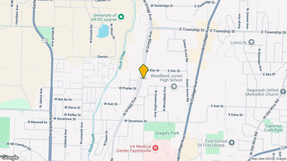 2032 N Gregg Ave Mapa y Detalles de la Ubicación
