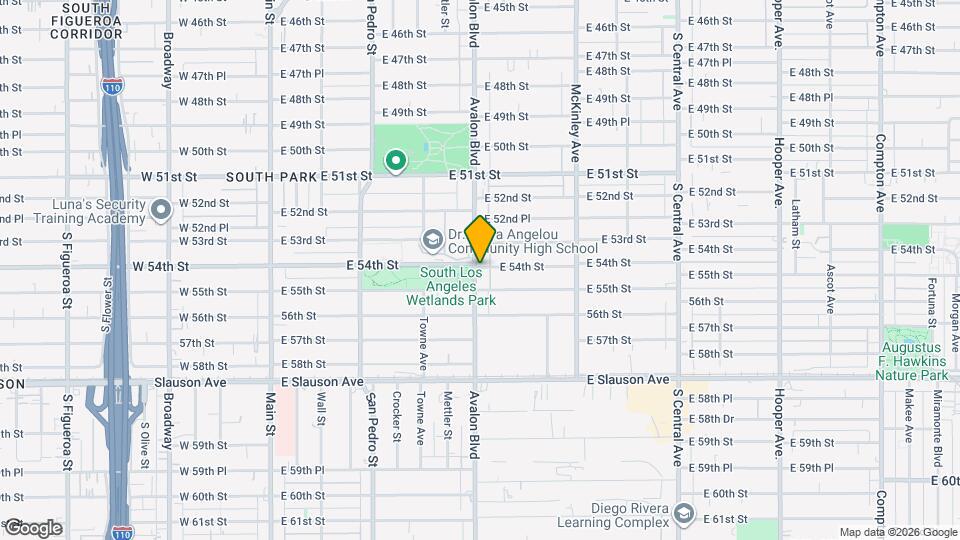 5400 Avalon Blvd Map and Location Details