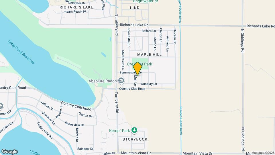 2244 Muir Ln Map and Location Details