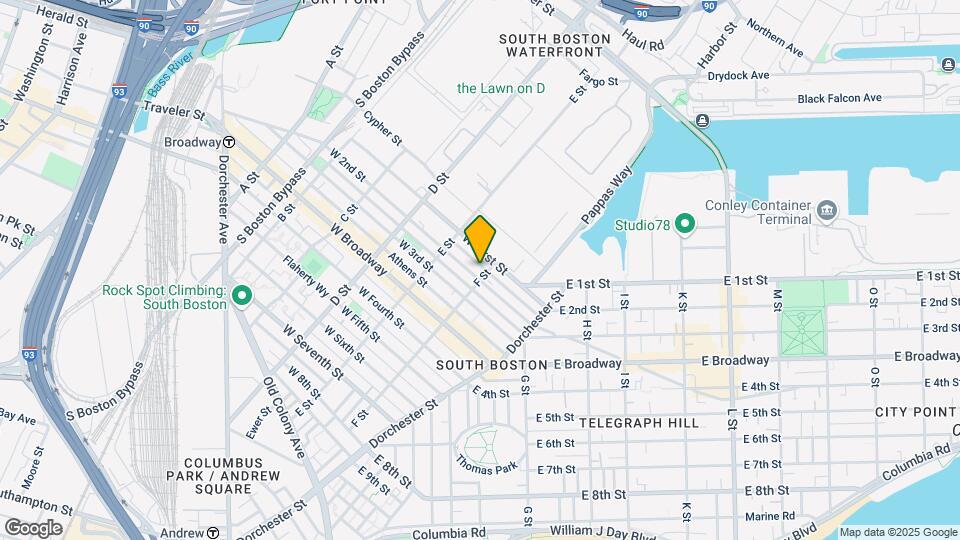 360 W 2nd St Map and Location Details