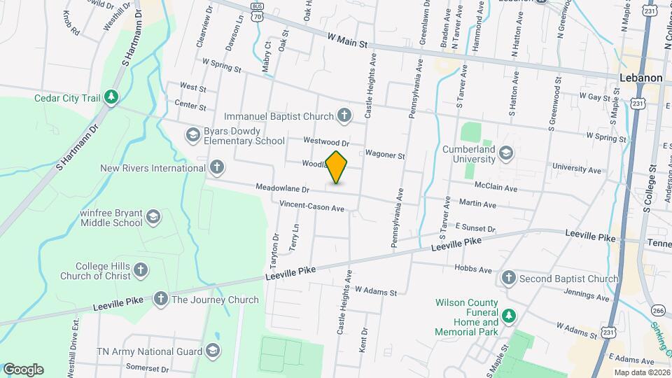 711 Meadowlane Dr Map and Location Details