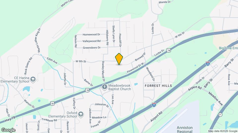 947 Boswell Dr Map and Location Details