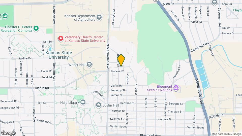 1500 McCain Ln Map and Location Details