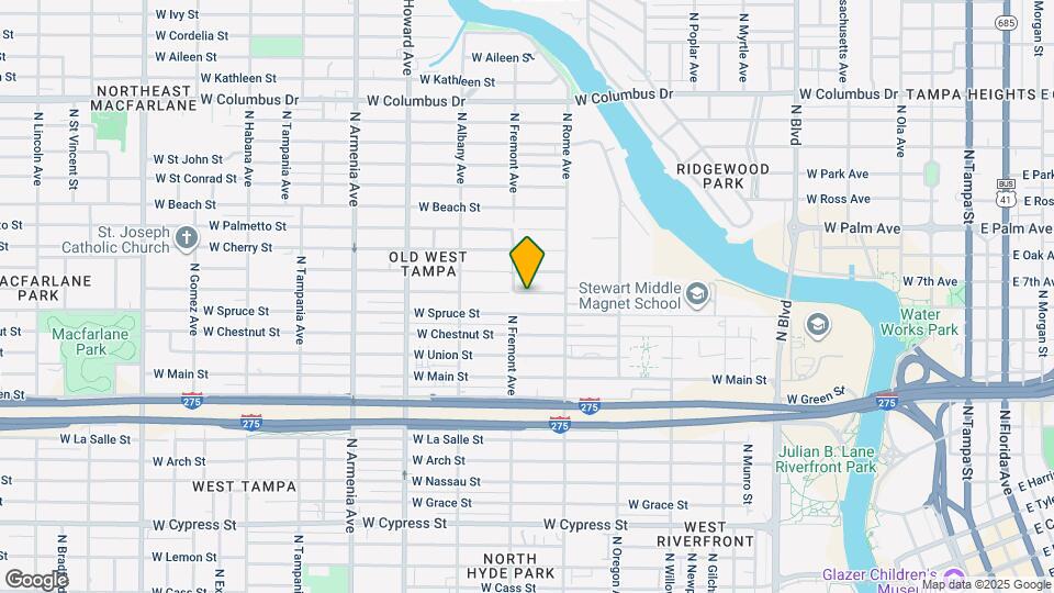 1740 W Walnut St Map and Location Details