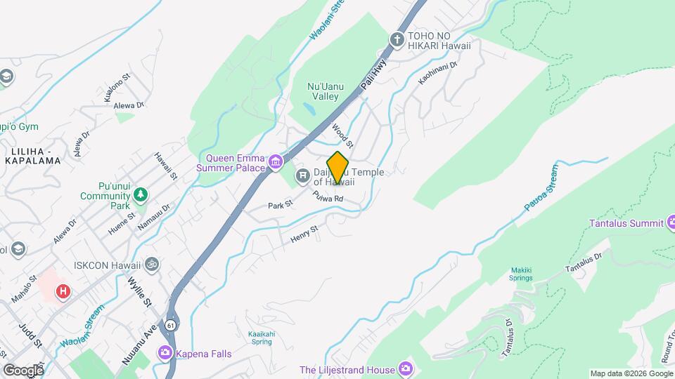 162 Puiwa Rd Map and Location Details