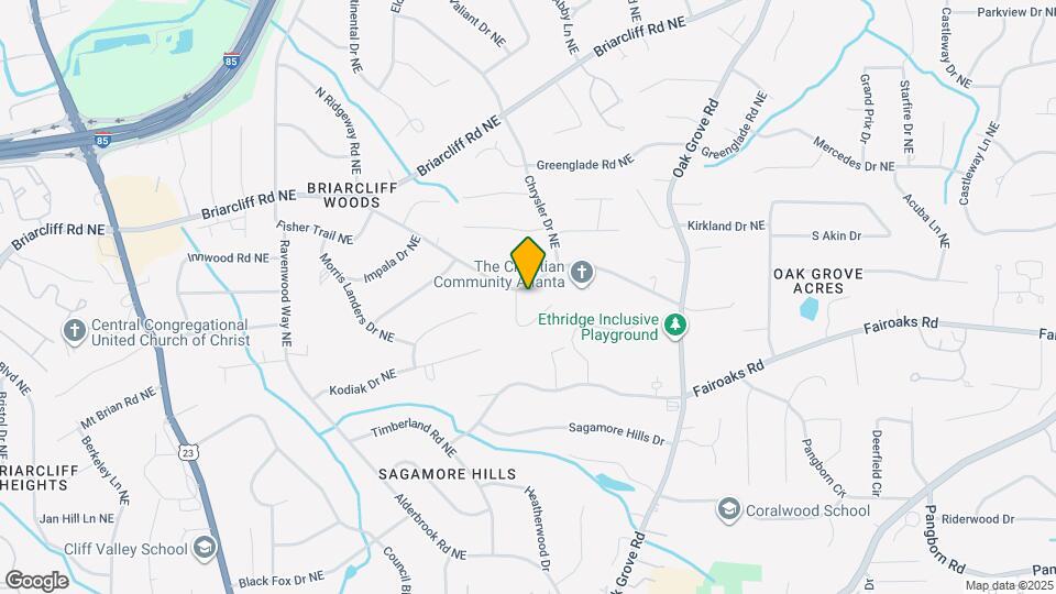 1813 Crestline Ct NE Map and Location Details