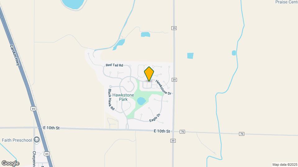 800 Hawkstone Dr Map and Location Details