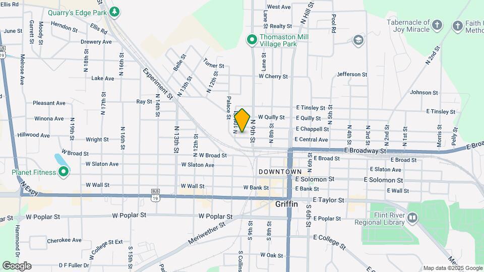 325 W Central Ave Map and Location Details