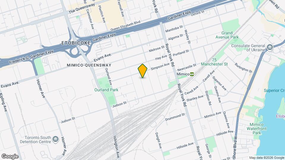 43 St George St Map and Location Details