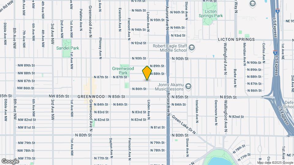 8617 Linden Ave N Map and Location Details