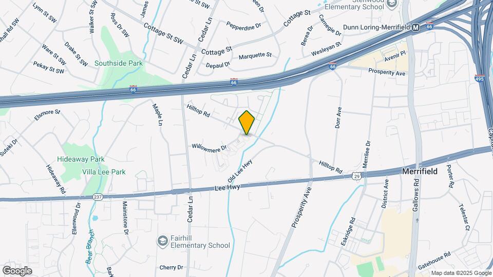 8535 Hilltop Rd Map and Location Details