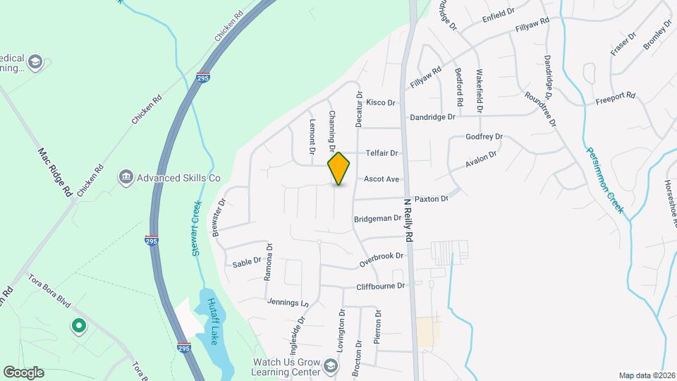 266 Channing Dr Map and Location Details