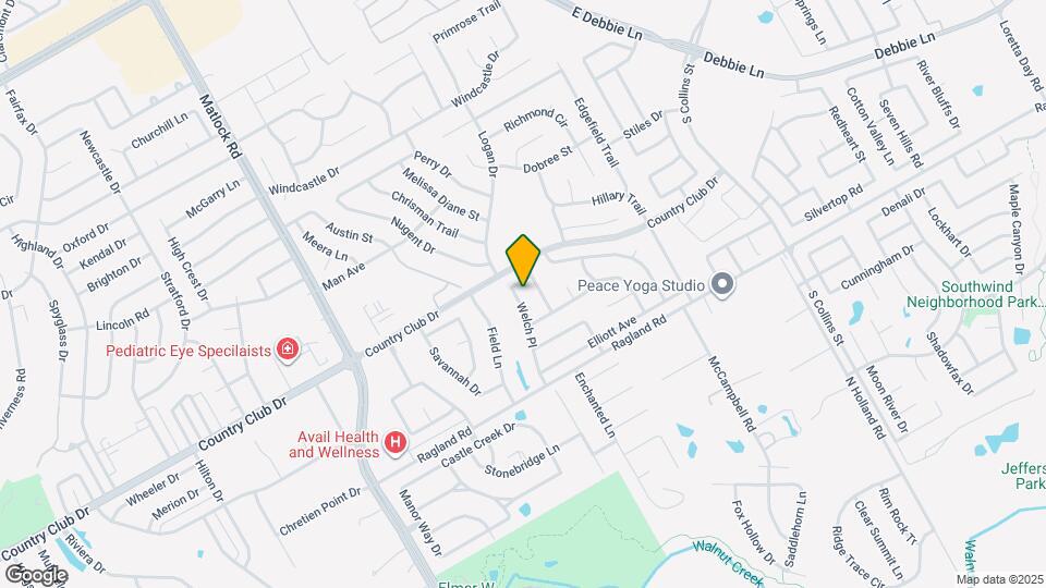 2308 Welch Pl Map and Location Details