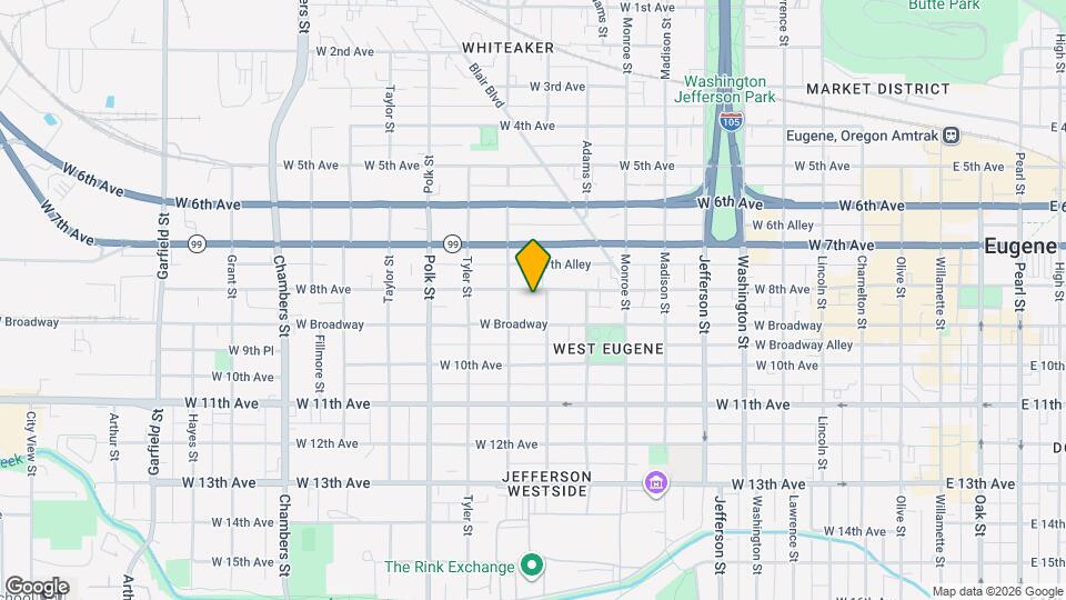 1044 W 8th Ave Map and Location Details