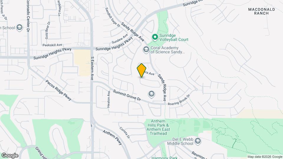 2415 Winter Cliffs St Map and Location Details