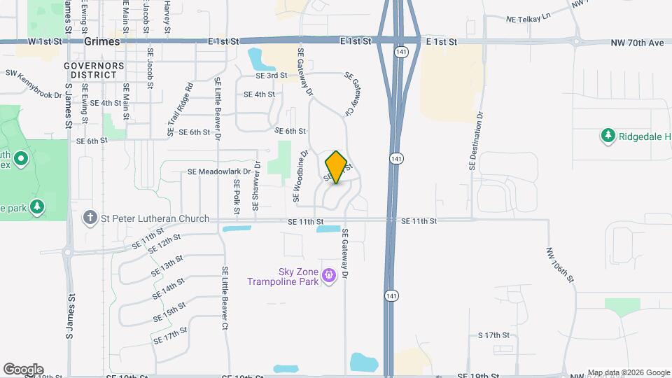 823 SE Crossings Ln Mapa y Detalles de la Ubicación