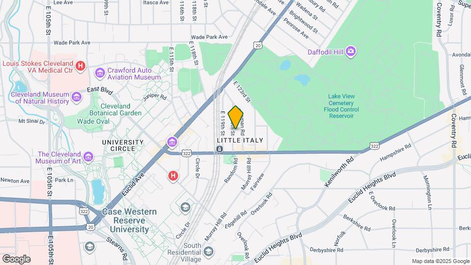 1955 E 120th St Map and Location Details