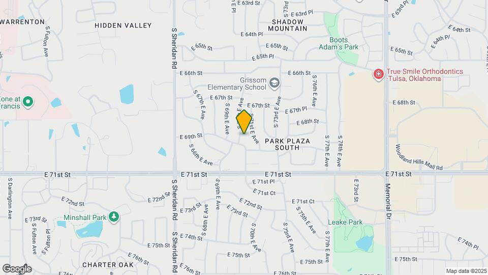 6779 S 70th E Ave Map and Location Details