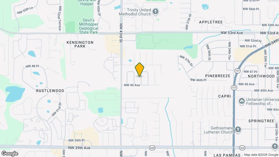 4628 NW 40th Terrace Map and Location Details