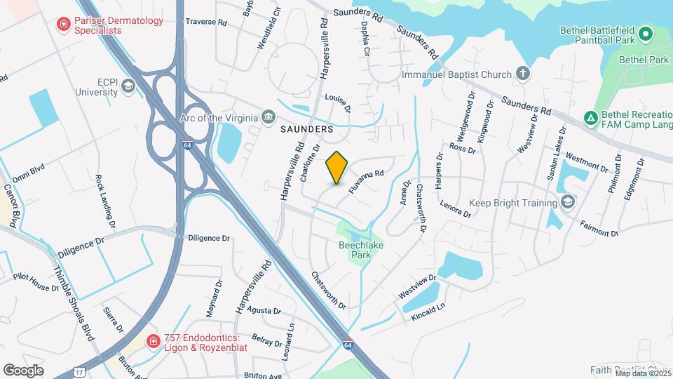 916 Chatsworth Dr Map and Location Details