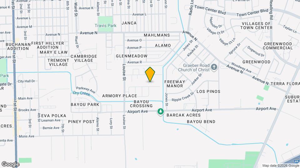 3503 Creole Bay Ln Mapa y Detalles de la Ubicación