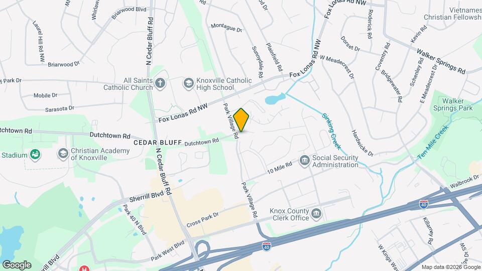 9116 Parktop Ln NW Map and Location Details