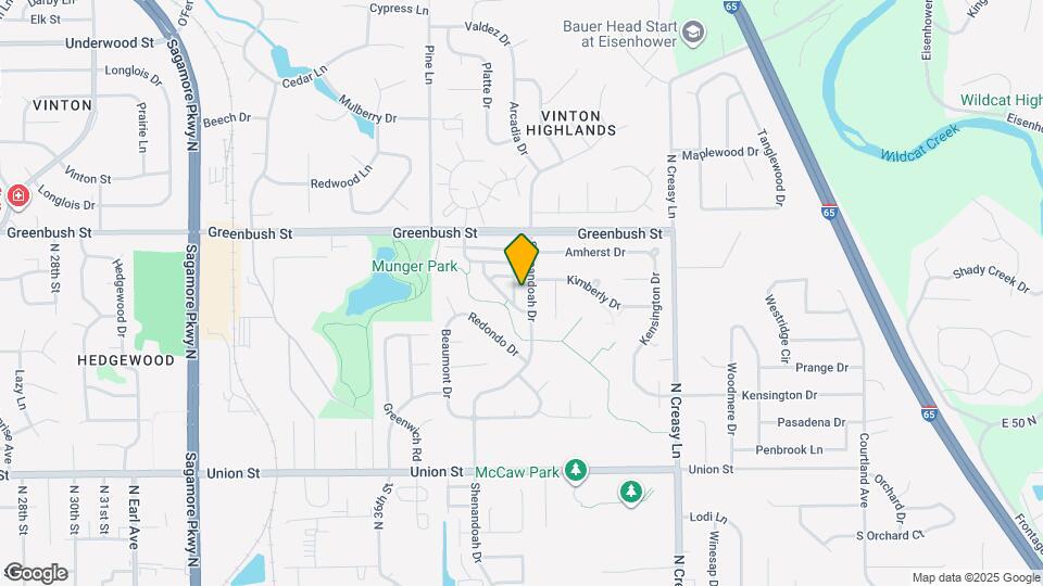 1312 Shenandoah Dr Map and Location Details