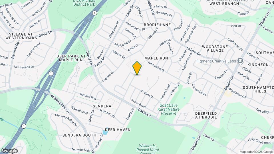 8701 Corran Ferry Dr Map and Location Details