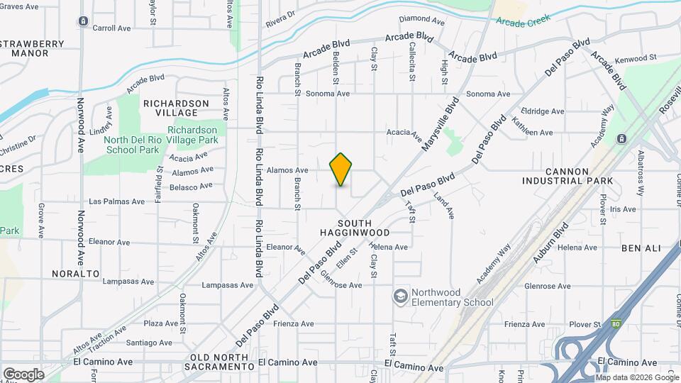 2840 Belden St Map and Location Details