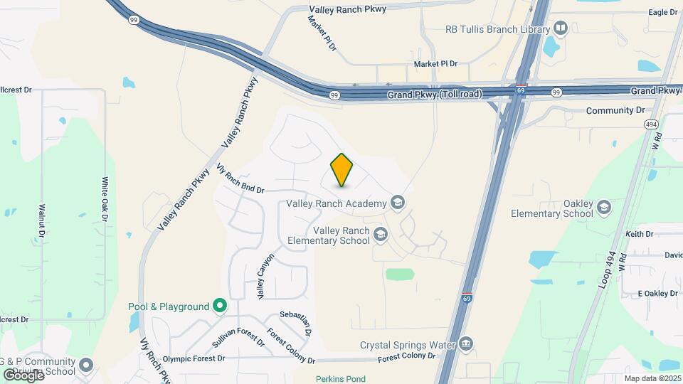 21527 Spear Valley Ln Map and Location Details