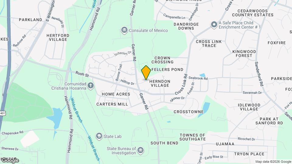 612 Hilltop Dr Map and Location Details