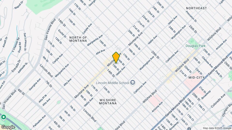 825 15th St Map and Location Details
