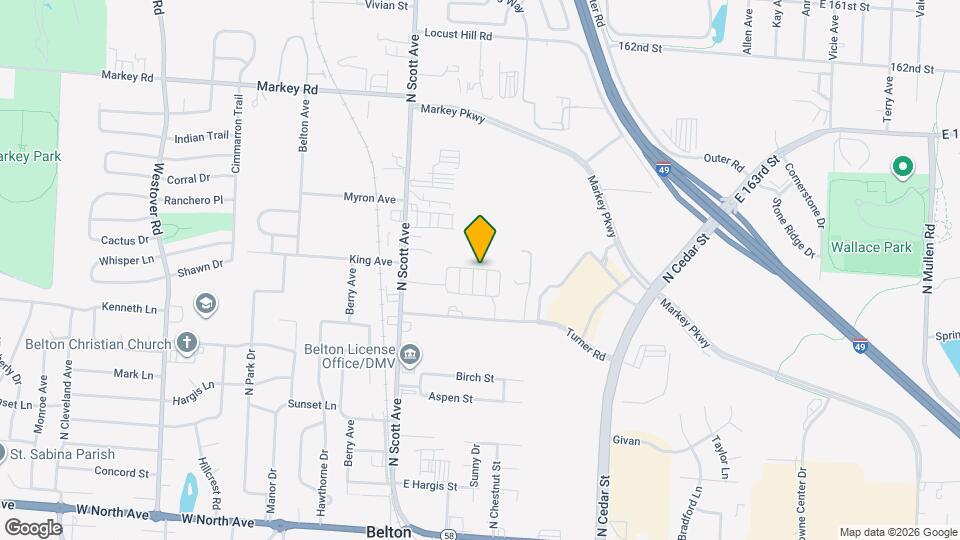 152 Rainbow Dr Map and Location Details