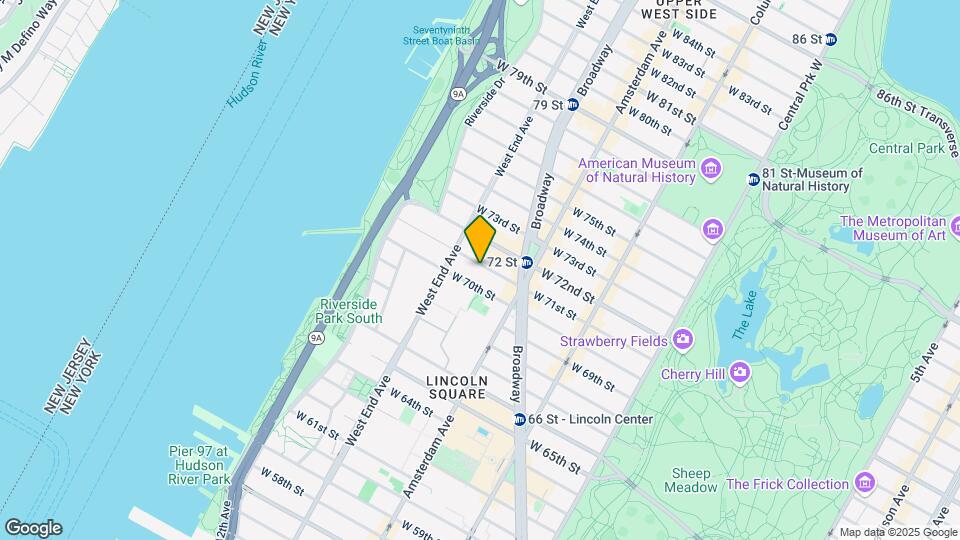 242 W 71st St Map and Location Details
