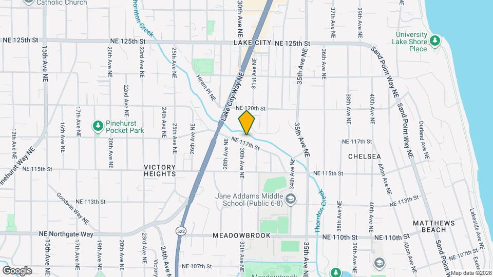 3008 NE 117th St, Unit Room #4 Map and Location Details