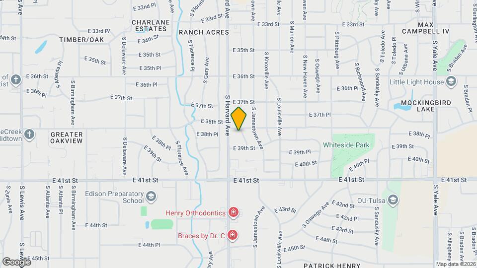 3810 S Indianapolis Ave Map and Location Details