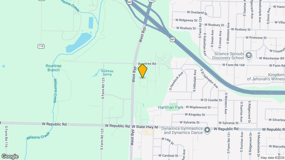 3892 S Timbercreek Ave Map and Location Details