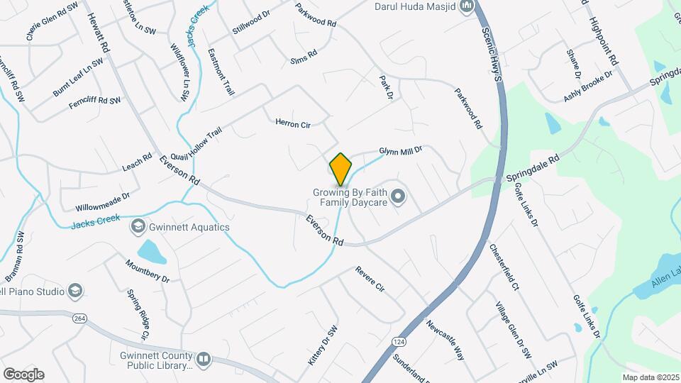 3312 Glynn Mill Dr Map and Location Details