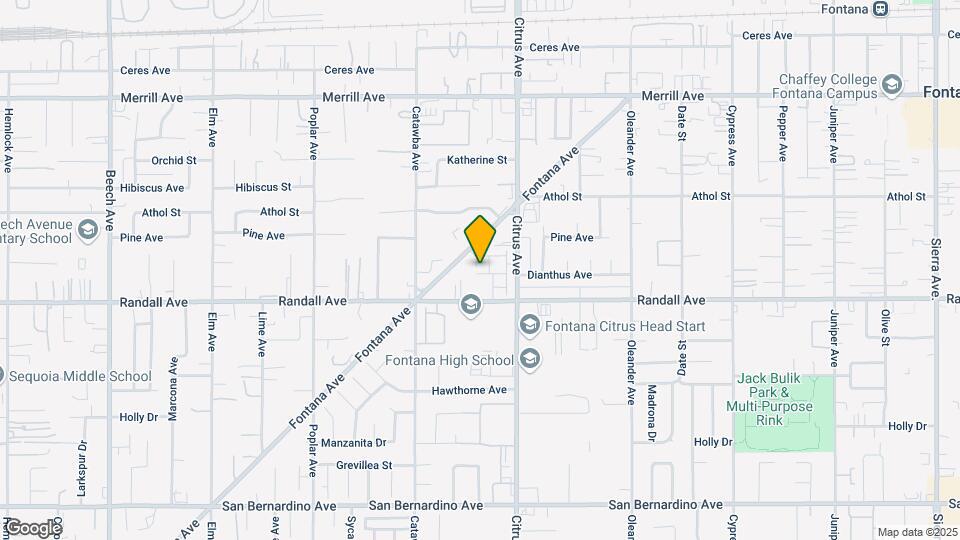 9262 Citrus Ave-Unit -F Map and Location Details
